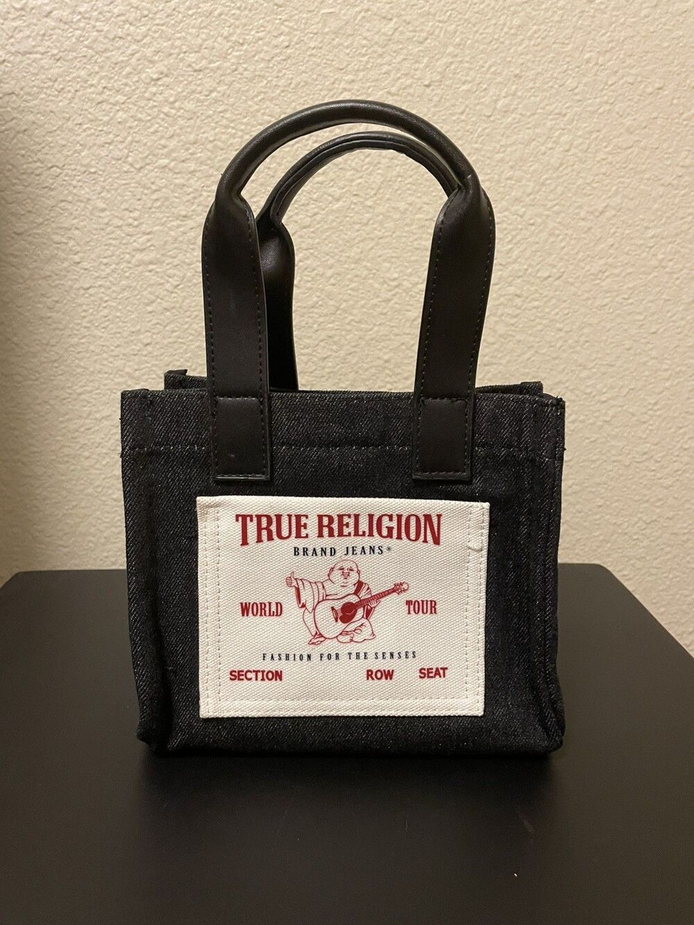 True Religion Denim Mini Tote Purse